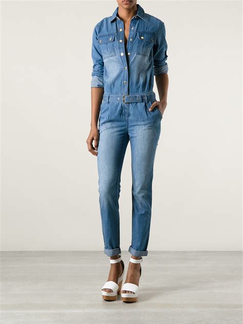 who sells michael kors jeans|Michael Kors jean jumpsuit.